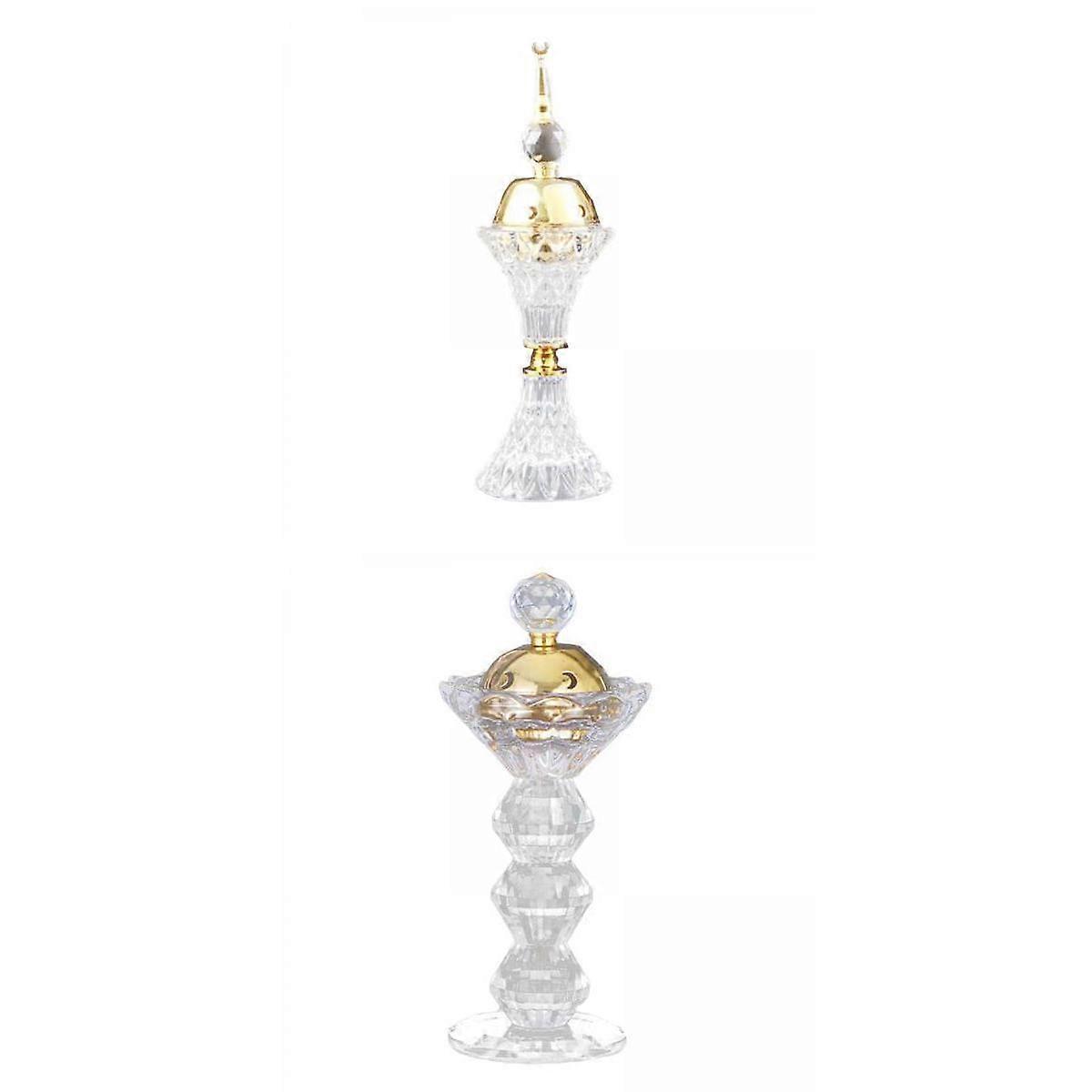 2x Crystal Arab Incenser Holder For SPA