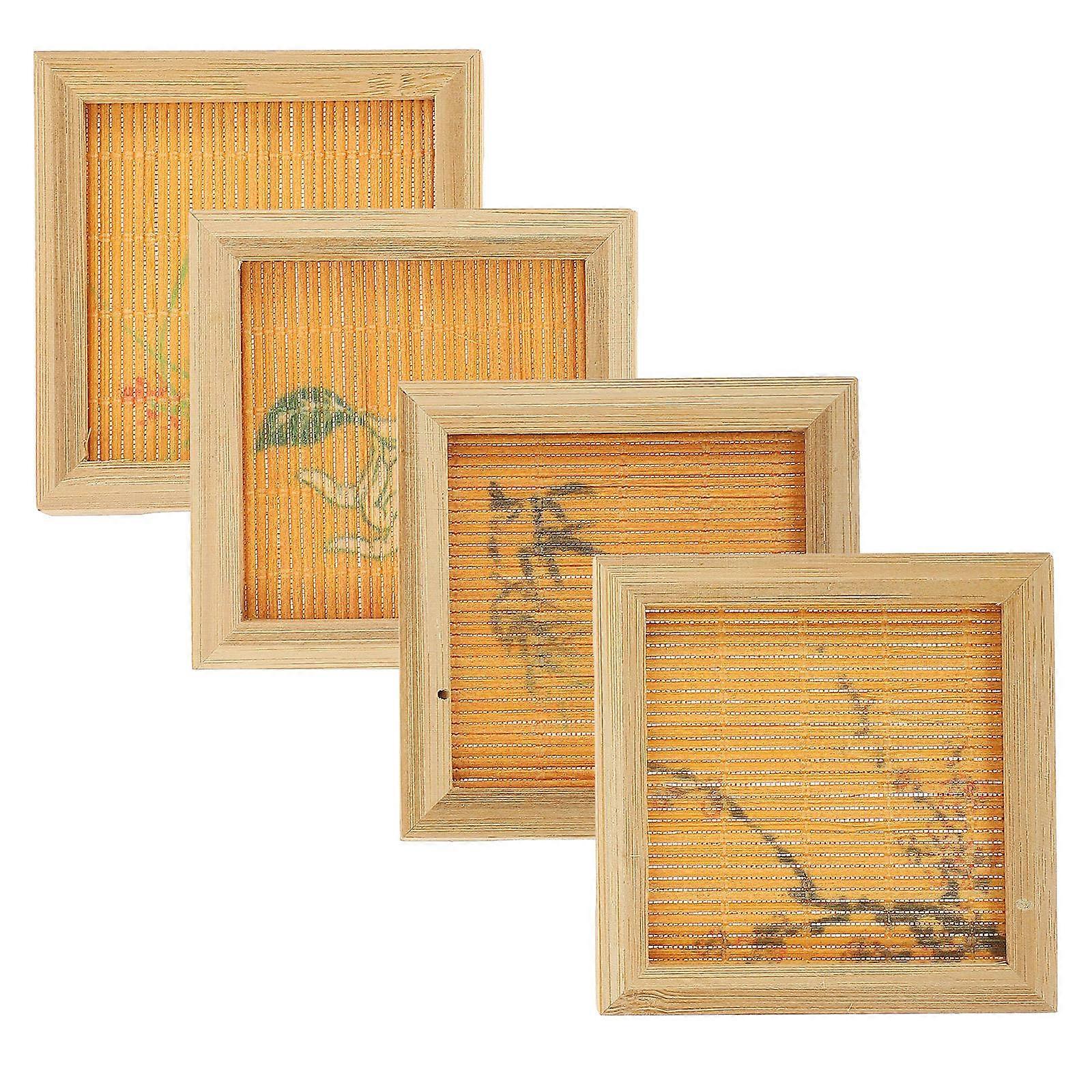 Coaster Tea Mat for Kitchen Use 4Pcs Protective Pads Set