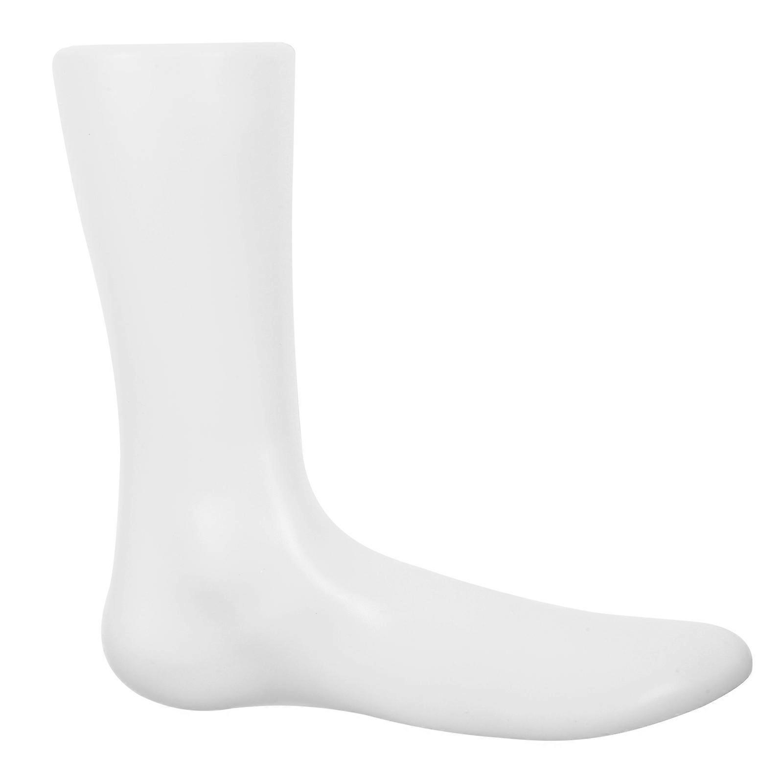 Foot Mannequin compatible with Socks Plastic Shoe Display Model compatible with 1 Piece
