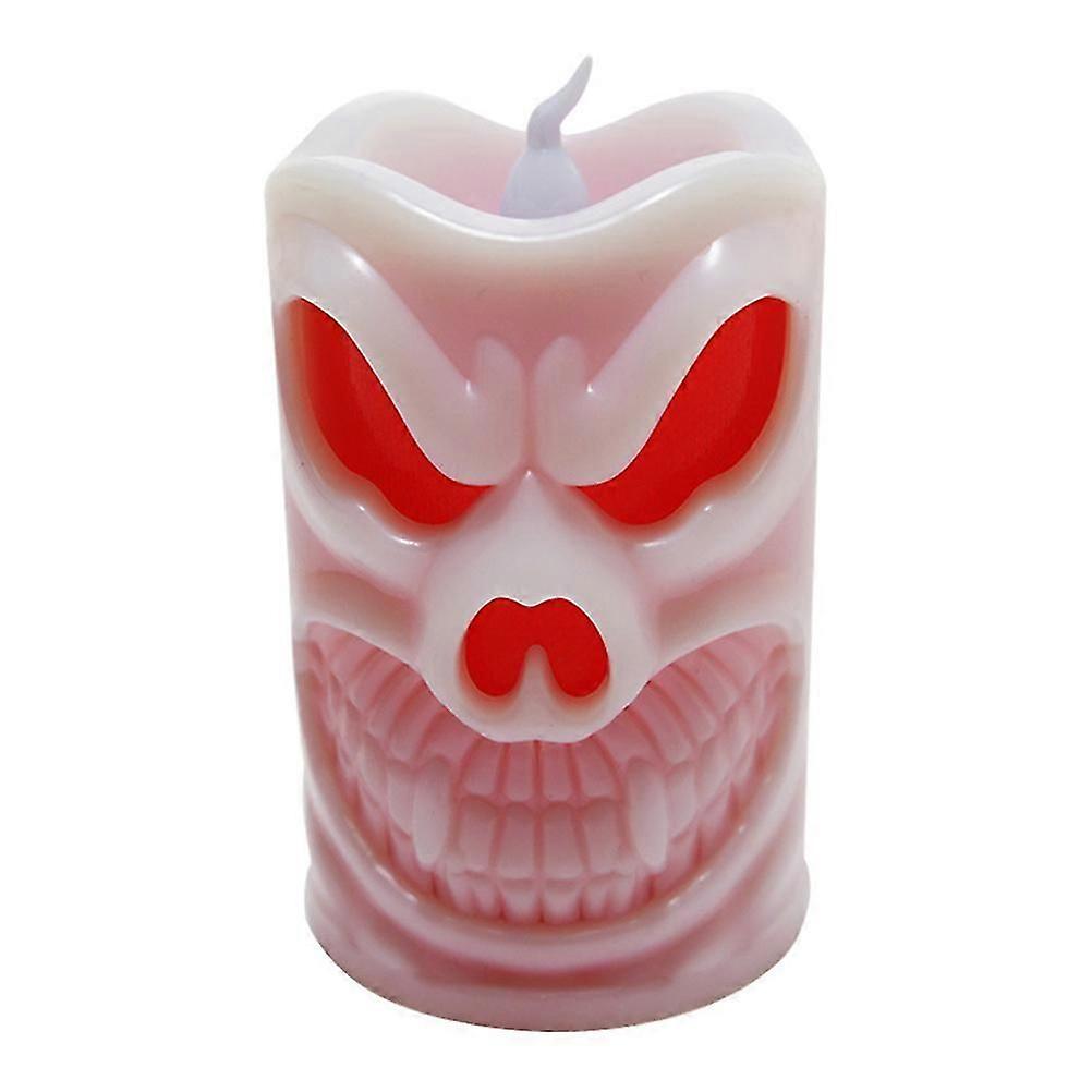 Flameless Skull Candle Lights Set