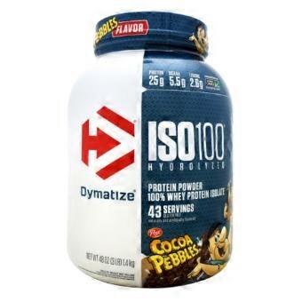 Dymatize Iso100 Hydrolyzed Whey Protein Powder Cocoa Pebbles, 3 lbs (Pack of 1)