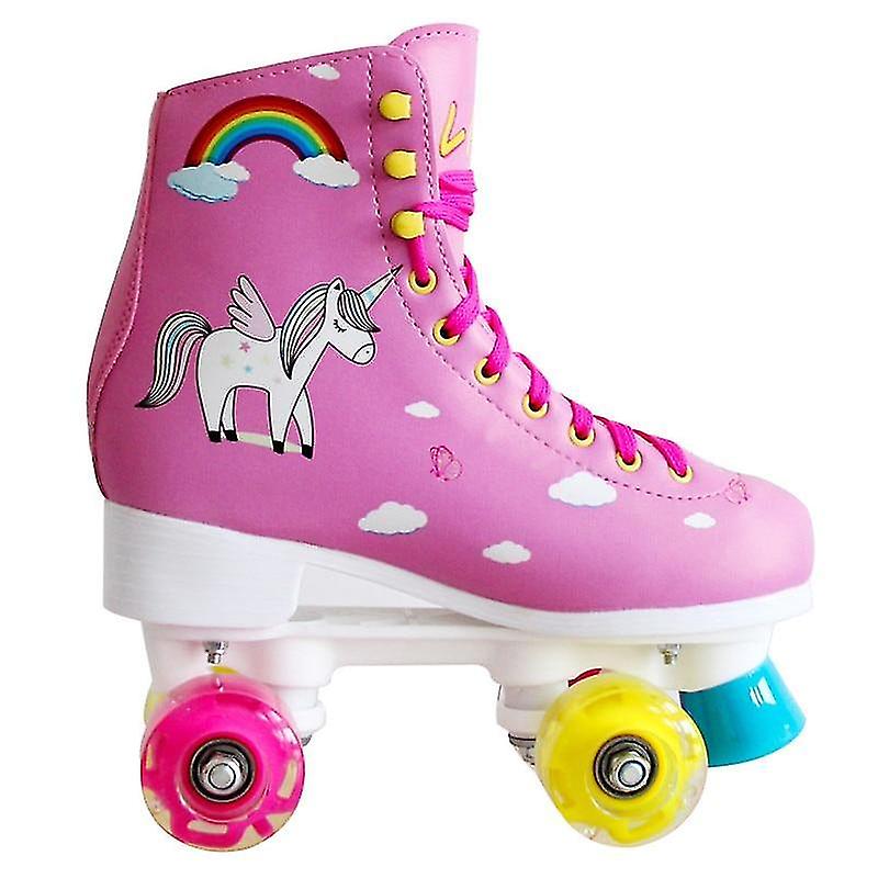 Led Light Balanced Skates, Double Roller Skate_shoes