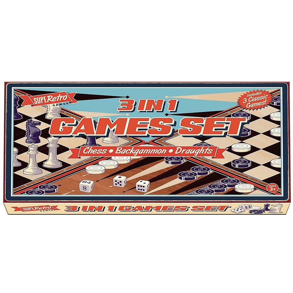 SupeRetro 3 In 1 Games Set