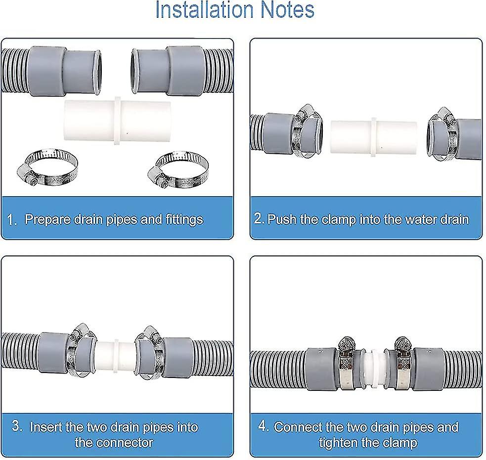 3m Water Drain Hose, Hose Extension, Washing Machine Drain Hose