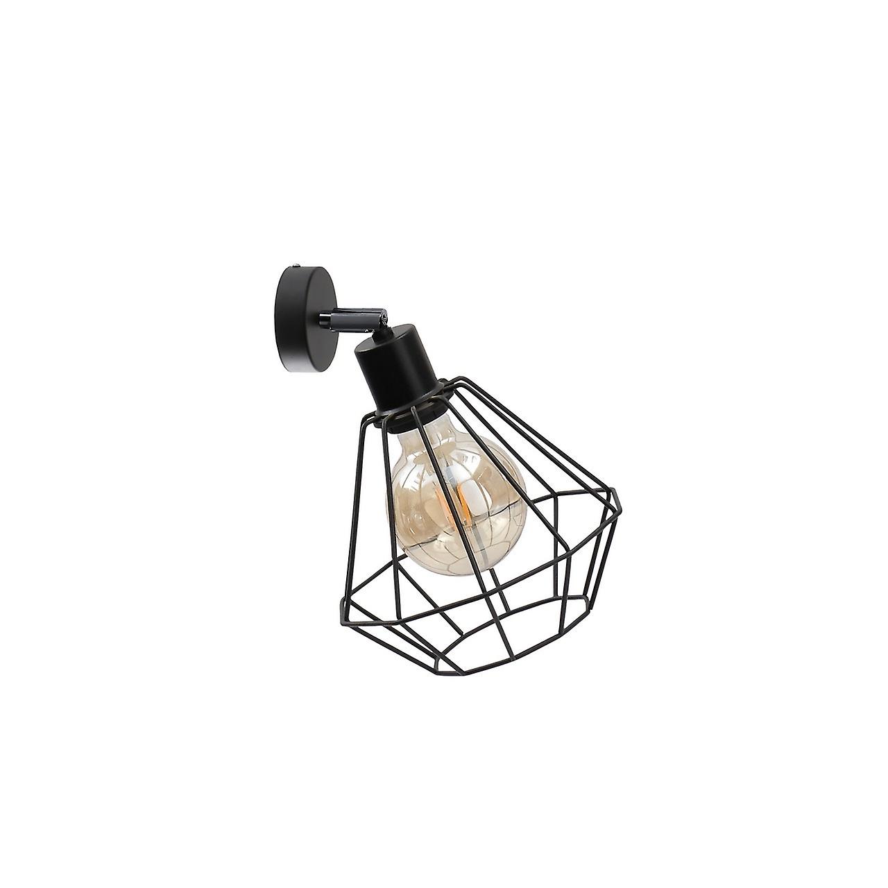 Keter Foskal Wall Lamp Black, 20cm, 1x E27