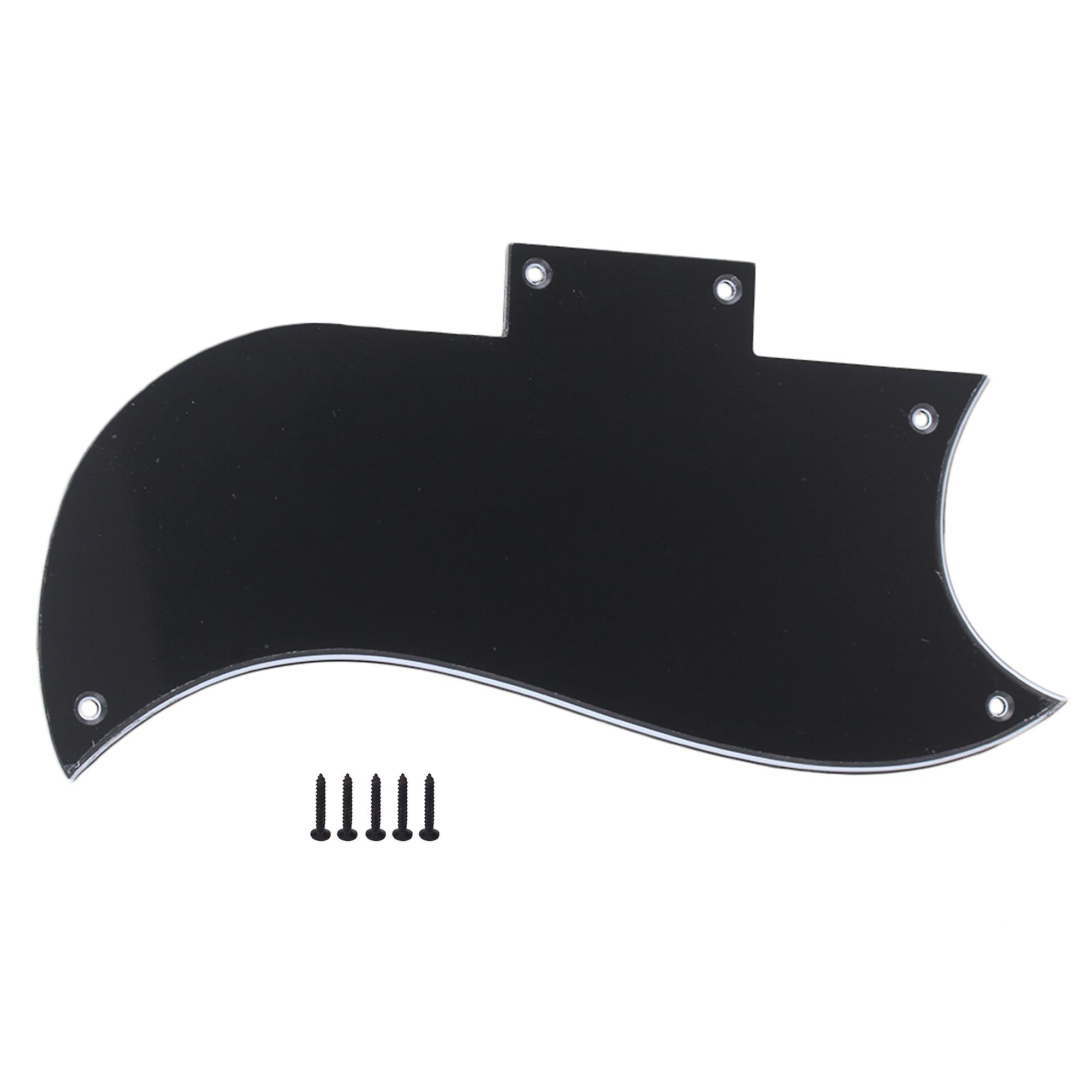 3 PLY SCRATCHPLATE FOR SG Standard Guitar-BLACK
