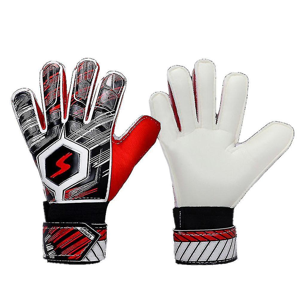 Youth Soccer Goalkeeper Gloves With Finger Protection And Dual Wrist Protection