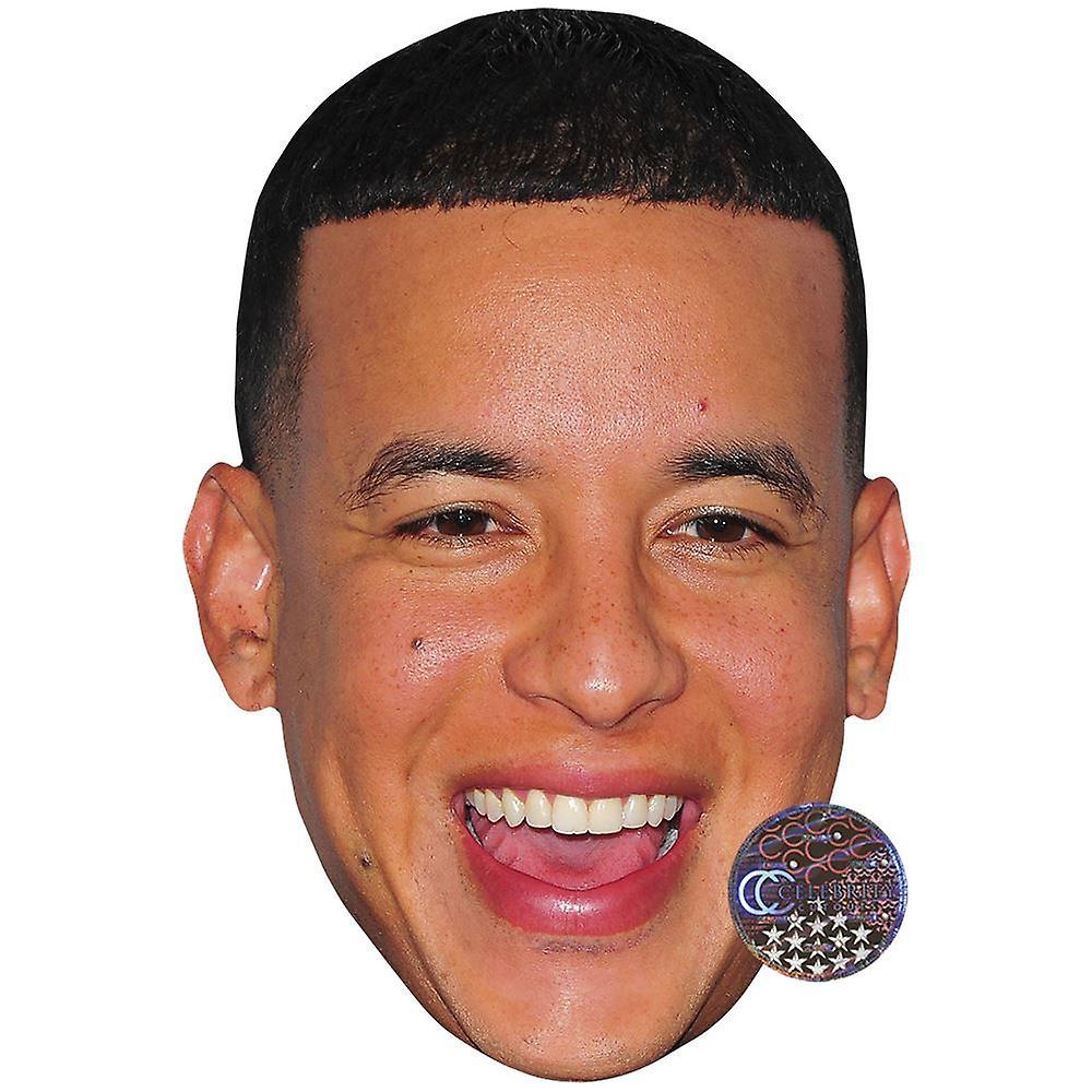 Daddy Yankee Celebrity Mask, Flat Card Face