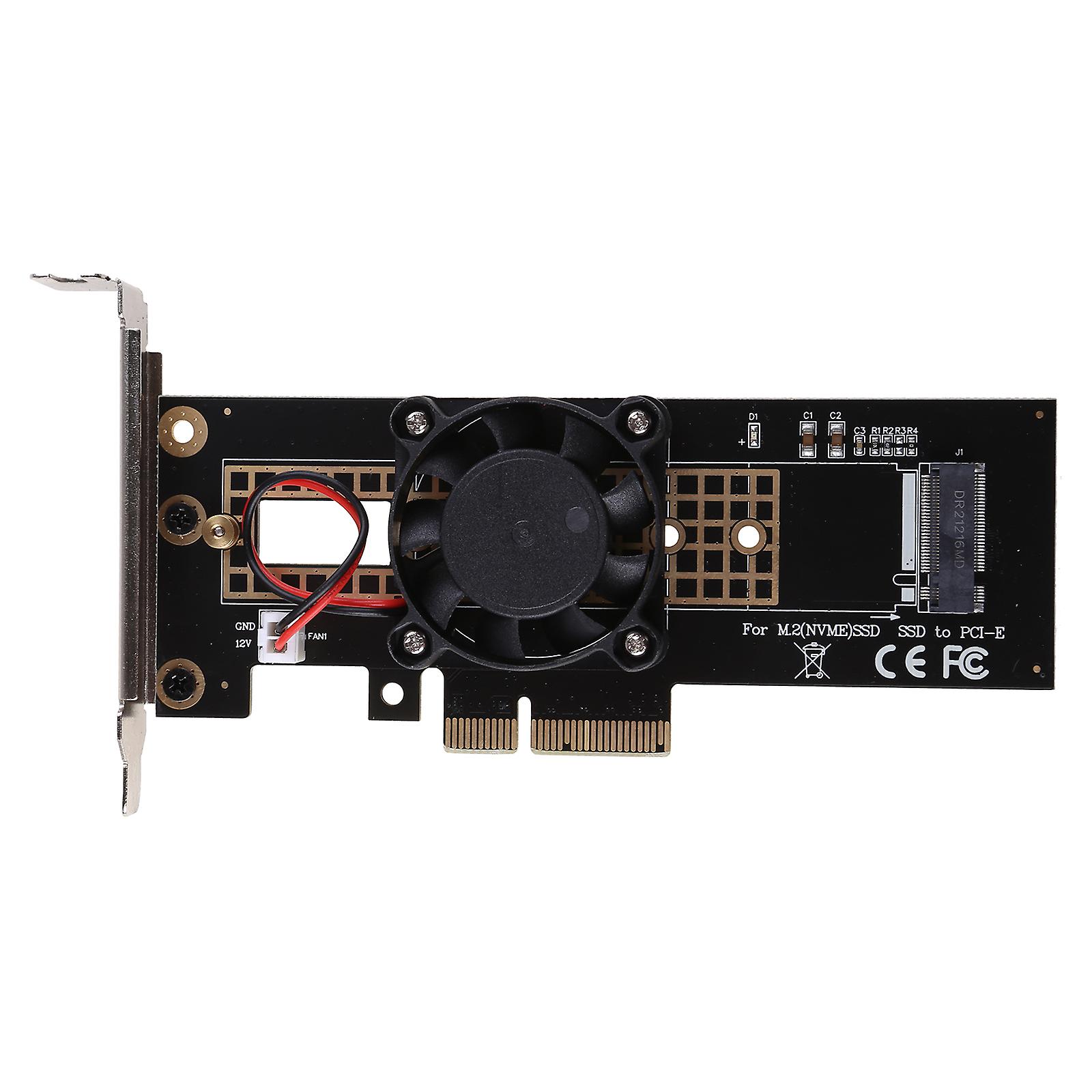 for M.2 NVMe SSD to PCIe Solid State Drive Hard Disk Adapter Riser Expansion Car