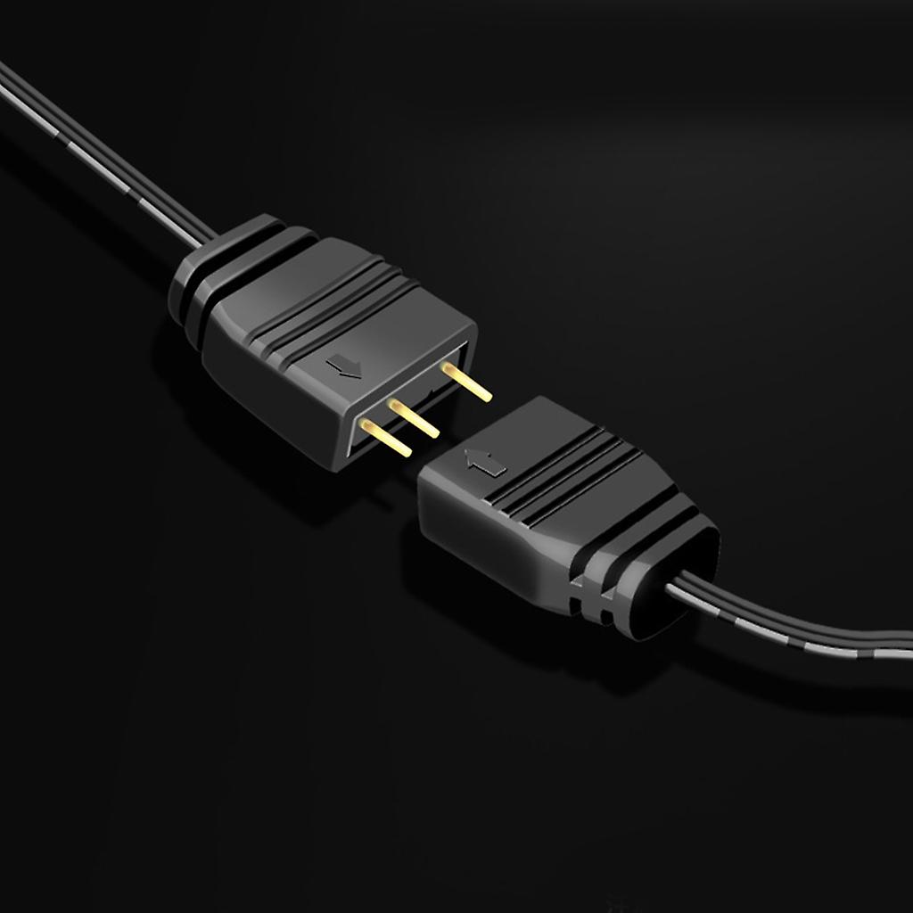 1 Bis 4 Ports Argb LED-Stecker 3pin 5V Draht Verlä Produktbild-Vorschau 5
