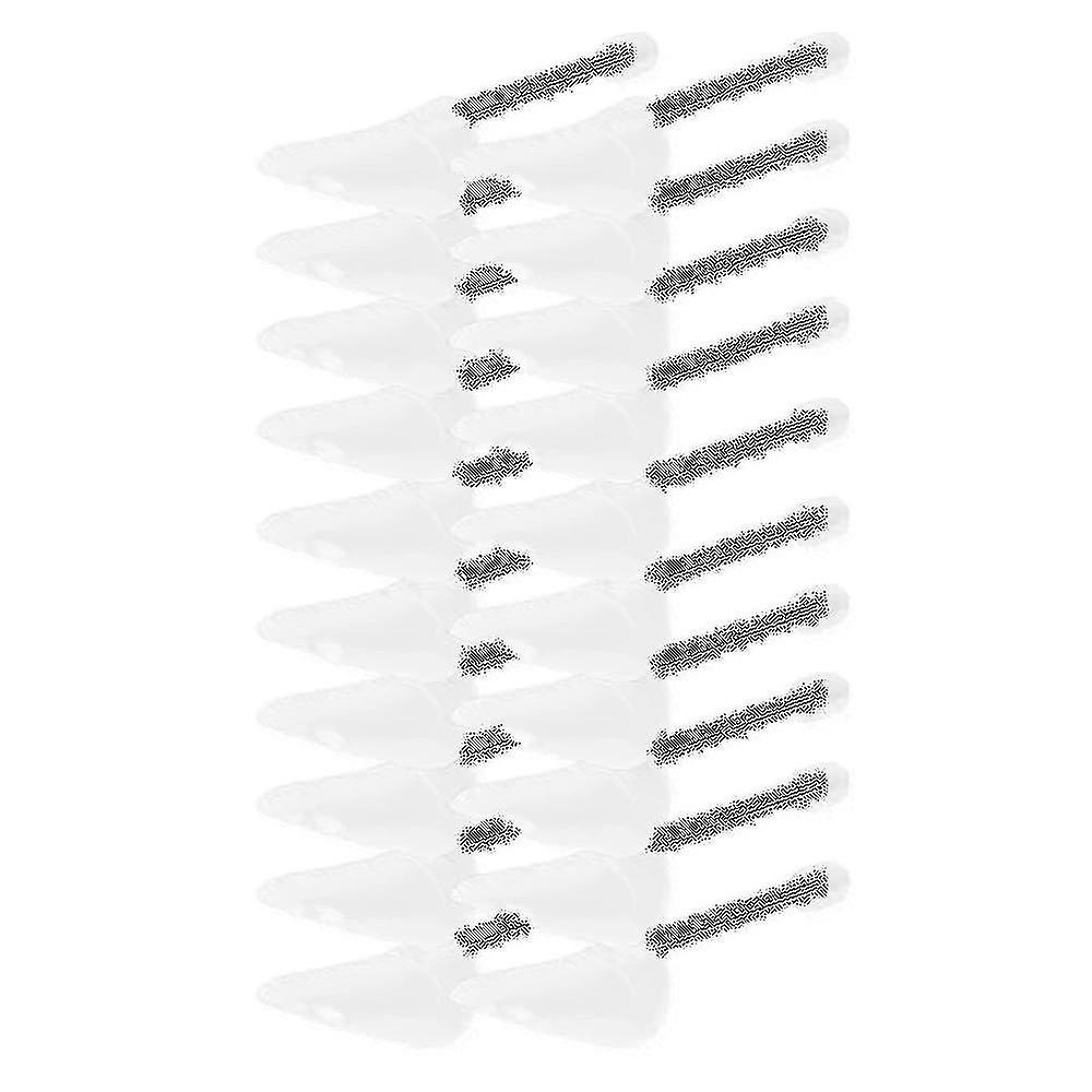 10 Pair Shoe Trees Plastic Shoe Stretchers Transparent Shoe Shaper With Spiral Spring