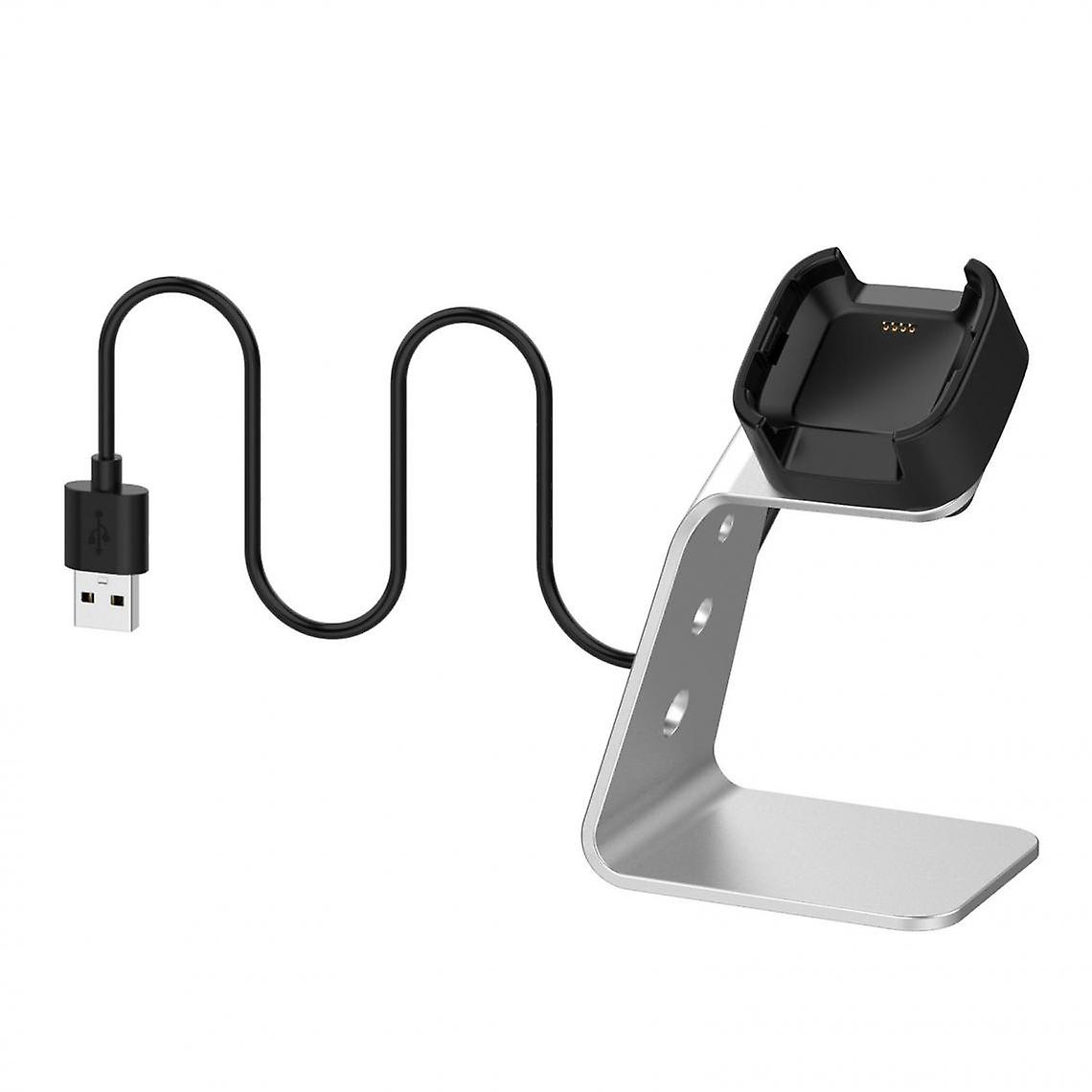 Charger Dock For Fitbit Versa2 Watch With 4.5ft Cord Gray