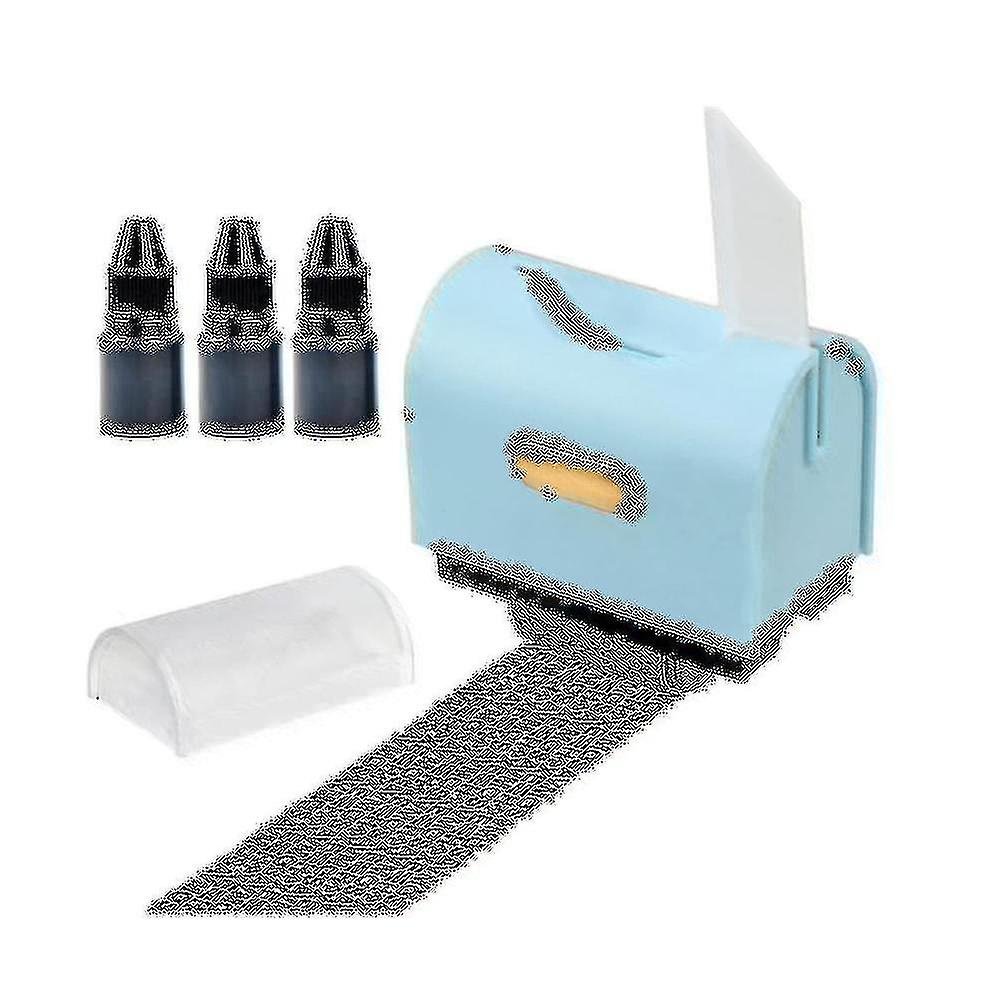 3-in-1 Confidential Roller Stamp With Retractable Ceramic Blade 3pack Refill Inks, Personal Blockou