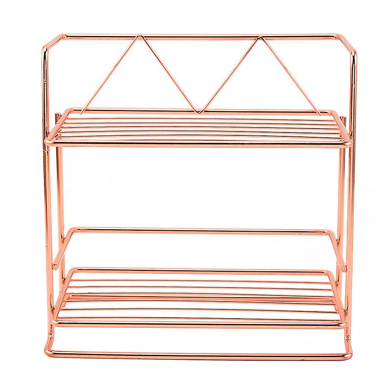 2-tier Countertop Makeup Organizer: Keep Your Cosmetics Organized & Easily Accessible!