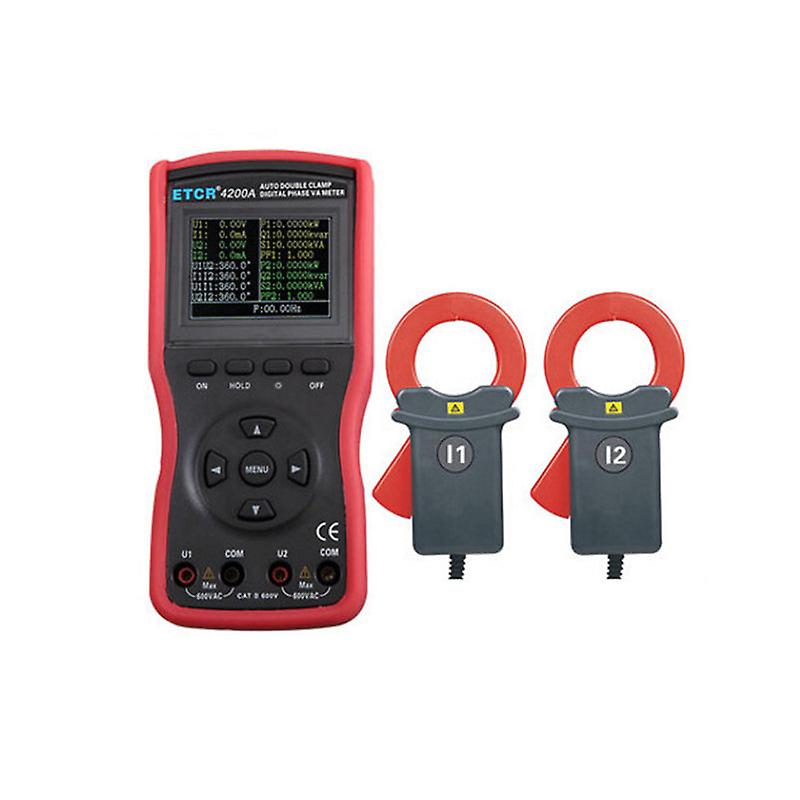 Etcr4200a Intelligent Double Clamp Digital Phase Volt-ampere Meter