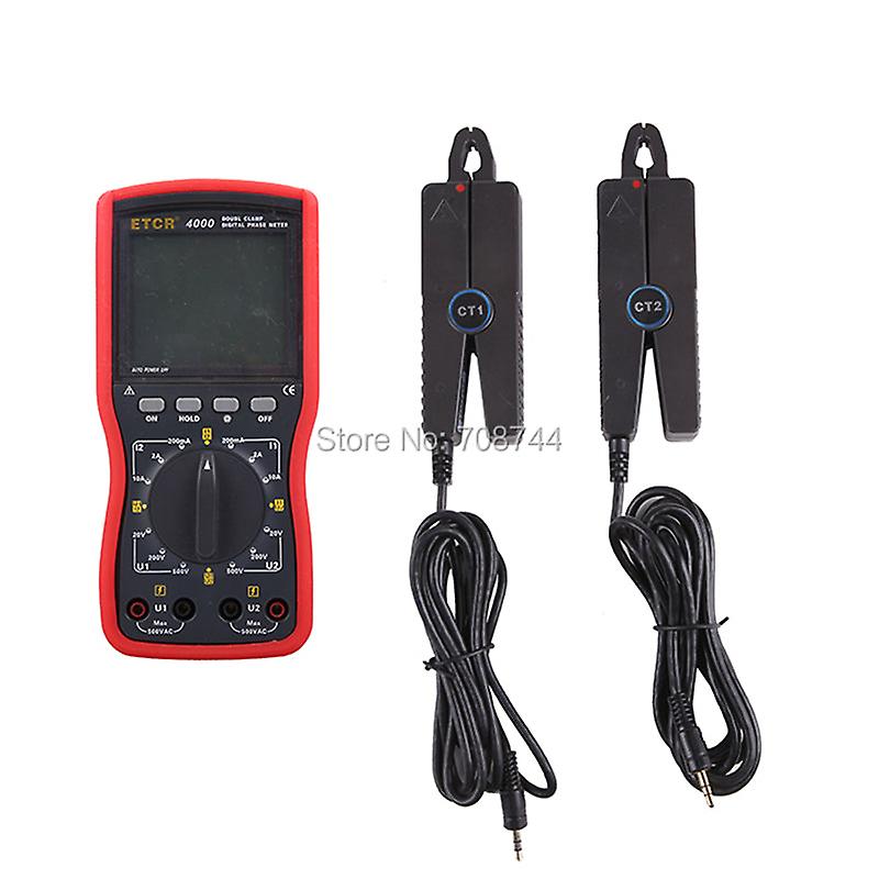 Etcr4000 Intelligent Double Clamp Digital Phase Voltammetry Table Phase Table Double Clamp Digital Phase Meter