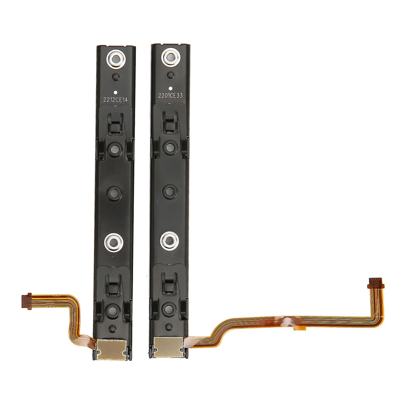 Left Right Sensor Slide Rail for Nintendo Switch, Easy Replaceable Iron Material Console Slides, Plug and Play Replacement Parts
