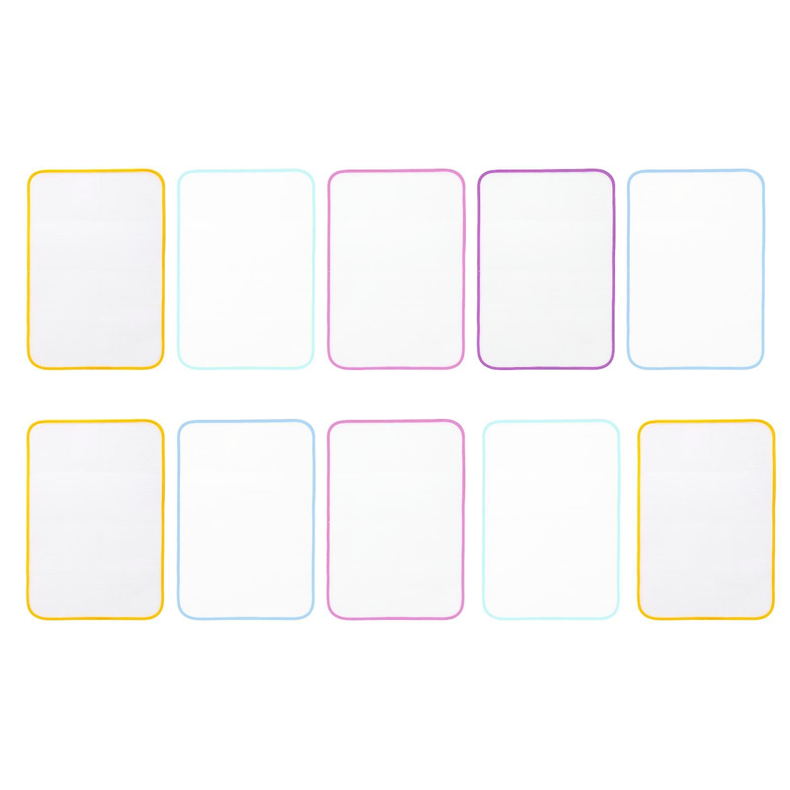 10 Pieces Heat Resistant Ironing Mesh Sheet Pressing Pad Household Net 35cmx50cm