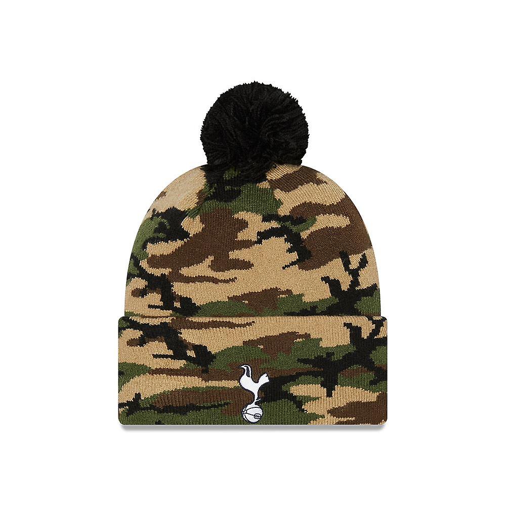 New Era Men's Woodland Camo Bob Beanie ~ Tottenham Hotspur Camo