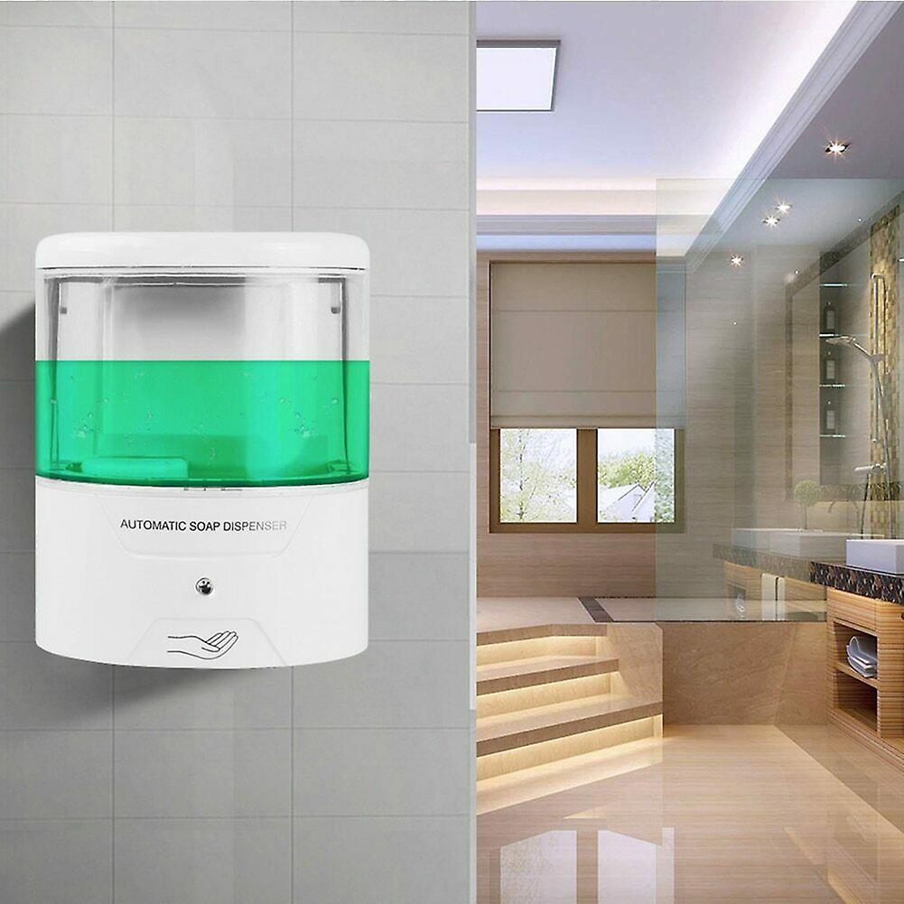 600ml Automatic Liquid Soap Dispenser Smart Sensor Touchless Wall Mount Soap Dispensers New