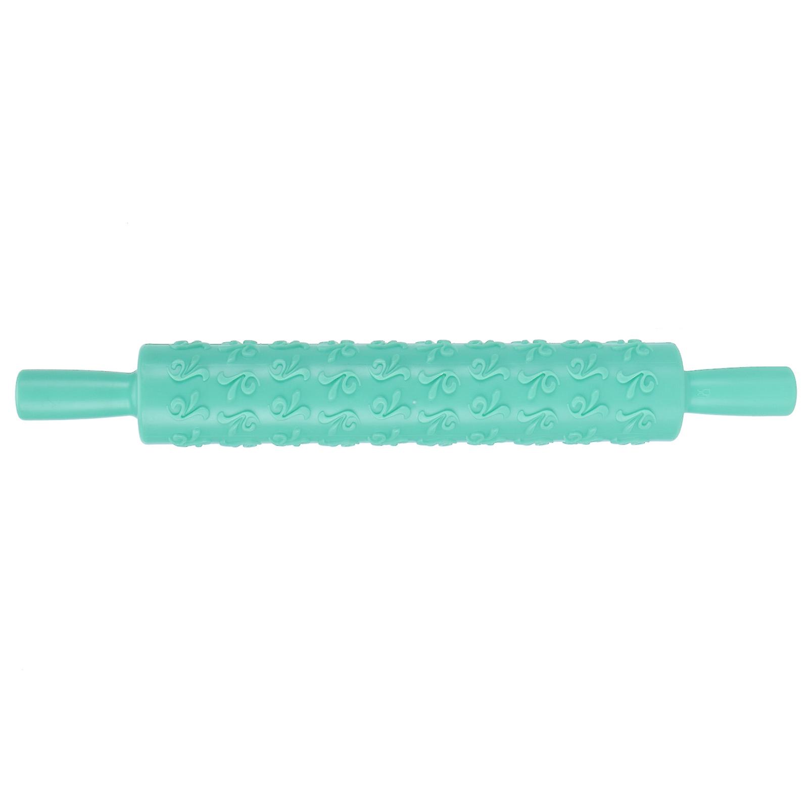 Fondant Cake Rolling Pin Embossing Roller Bakery Cookies Pastry Decorating Tools