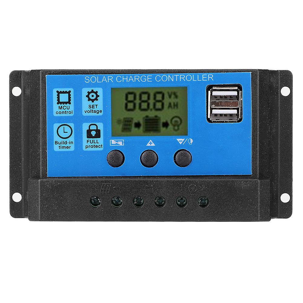 12V 24V Photovoltaic Solar Charge Controller PWM Regulator for Auto Solar Cell Panels and Accessories