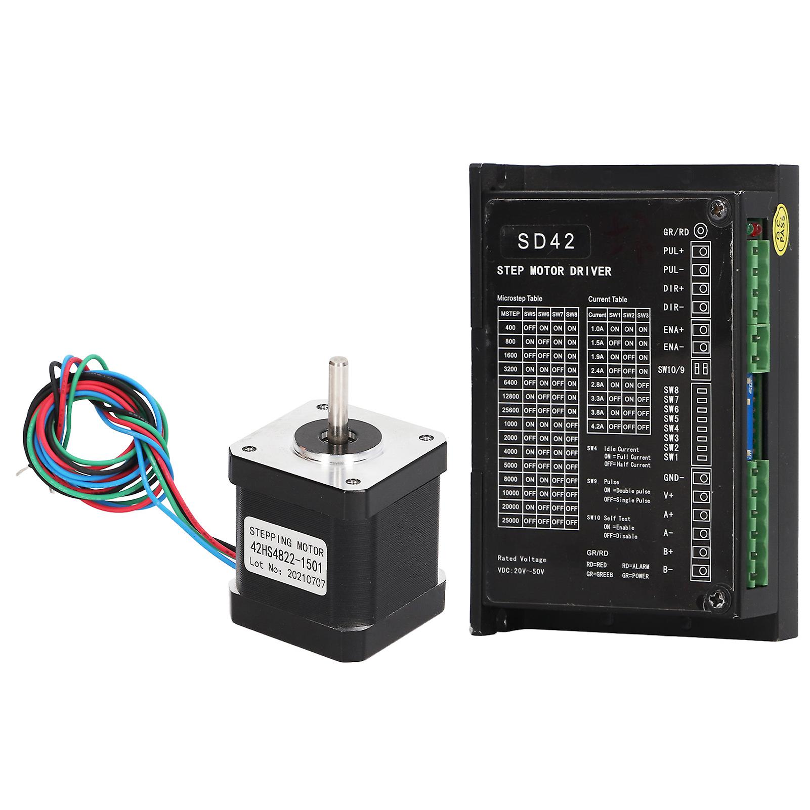 42HS4822 1501 3.84V Stepper Motor Kit with SD42 Driver 20-50V Input