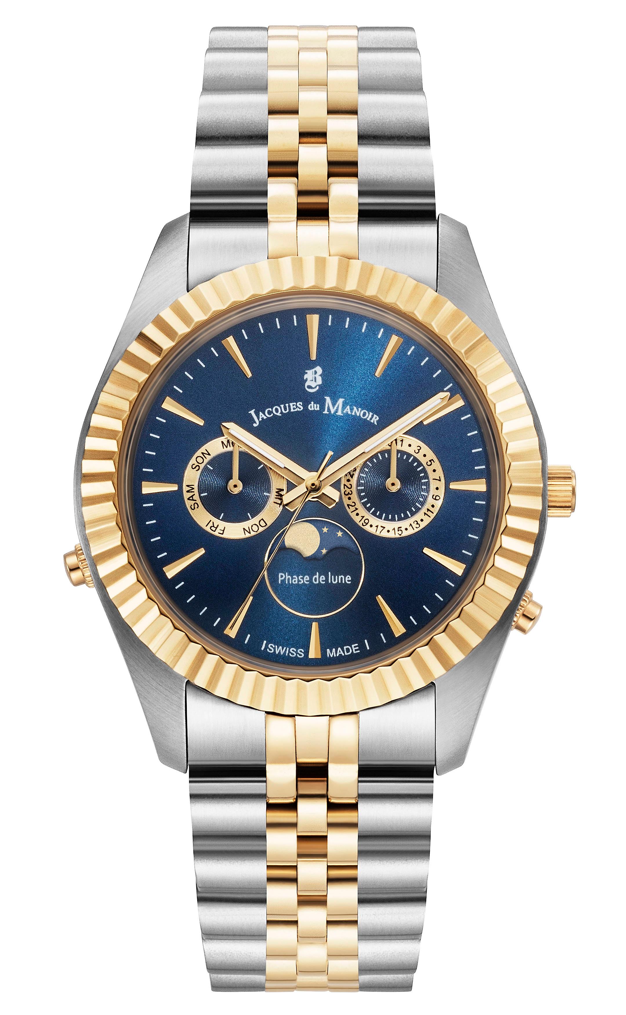 Jacque Du Manoir Jwg01604 Unisex Two-tone Stainless Steel Watches