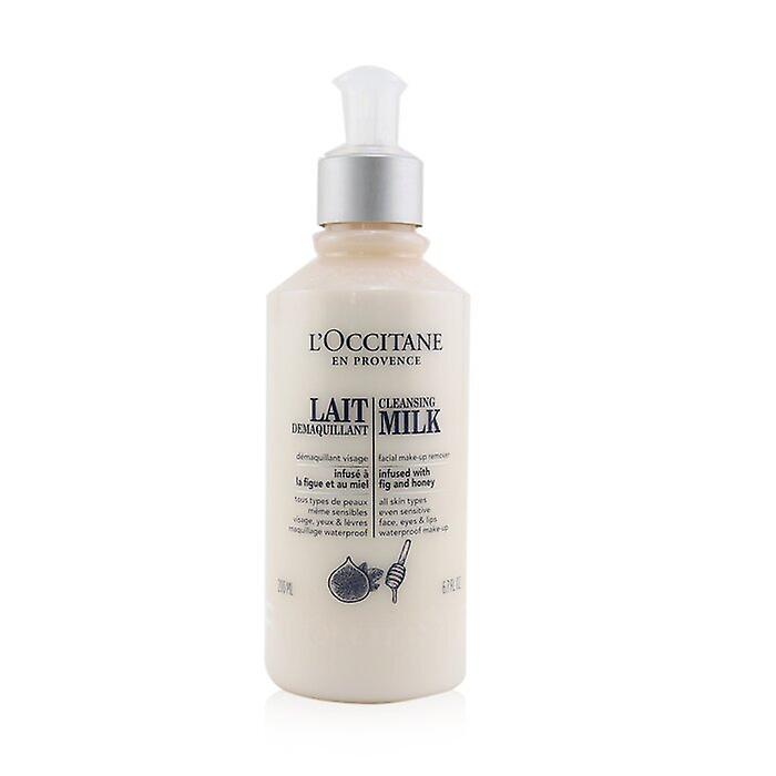 L'occitane Facial Make-up Remover - Cleansing Milk (for All Skin Types, Even Sensitive) 200ml/6.7oz