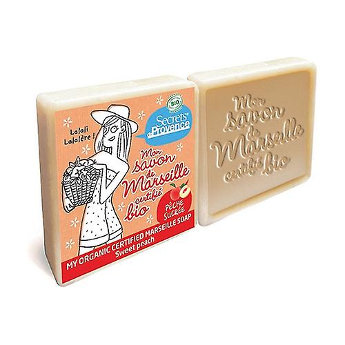 Organic Marseille Soap Sweet Peach 2 units
