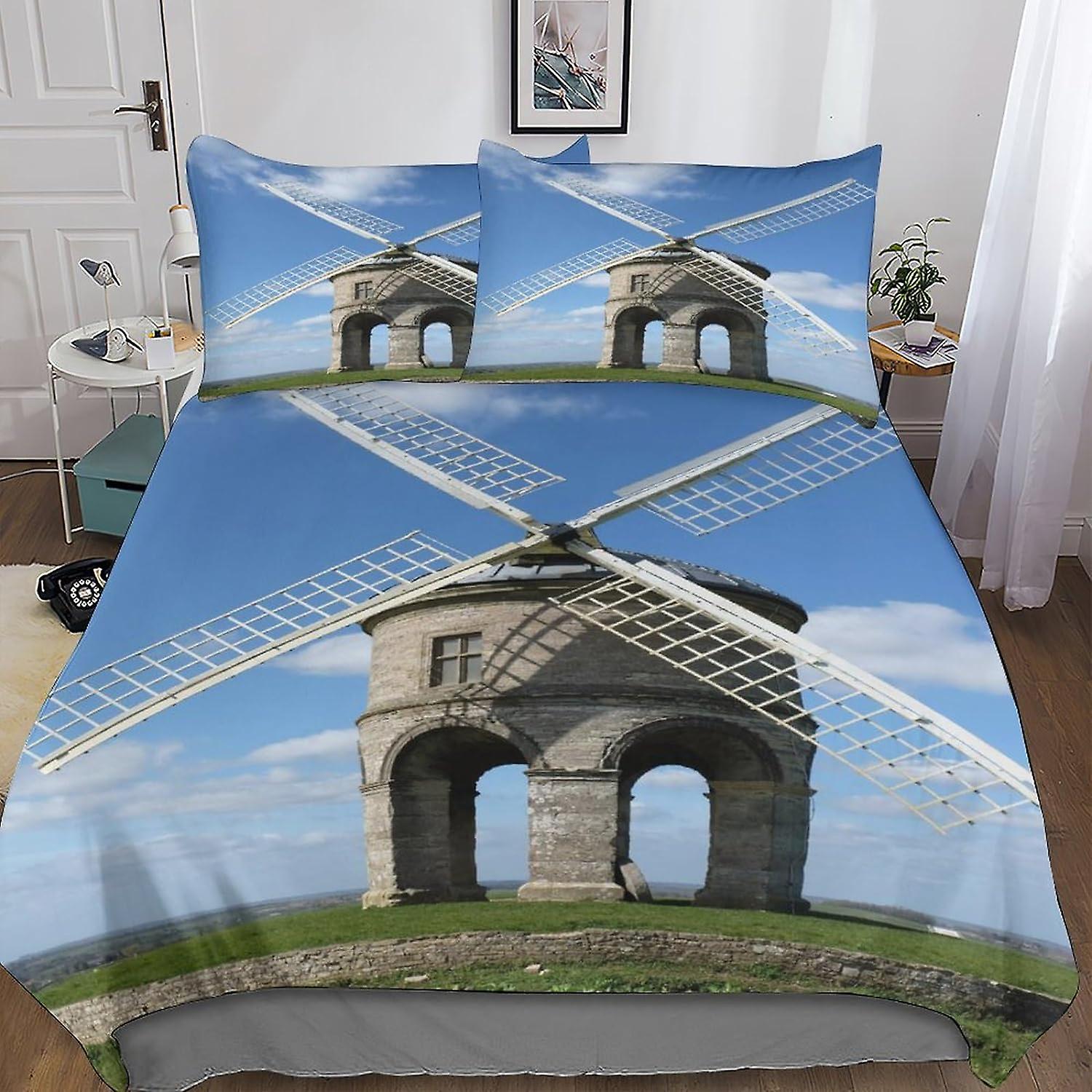 HOUKIG Windmill - طقم مراتب زخرفية سكنية للأطفال ، طقم مراتب حمام مائي ، 3 قطع ، مرتبة حديثة بحياة ريفية جميلة ،