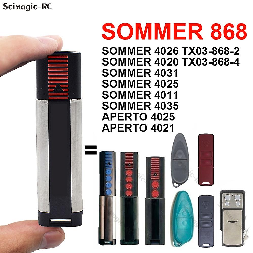 SOMMER 4020 4026 TX03 868-4 Garage door remote control 868MHz Rolling Code 4 buttons Hand Transmitte