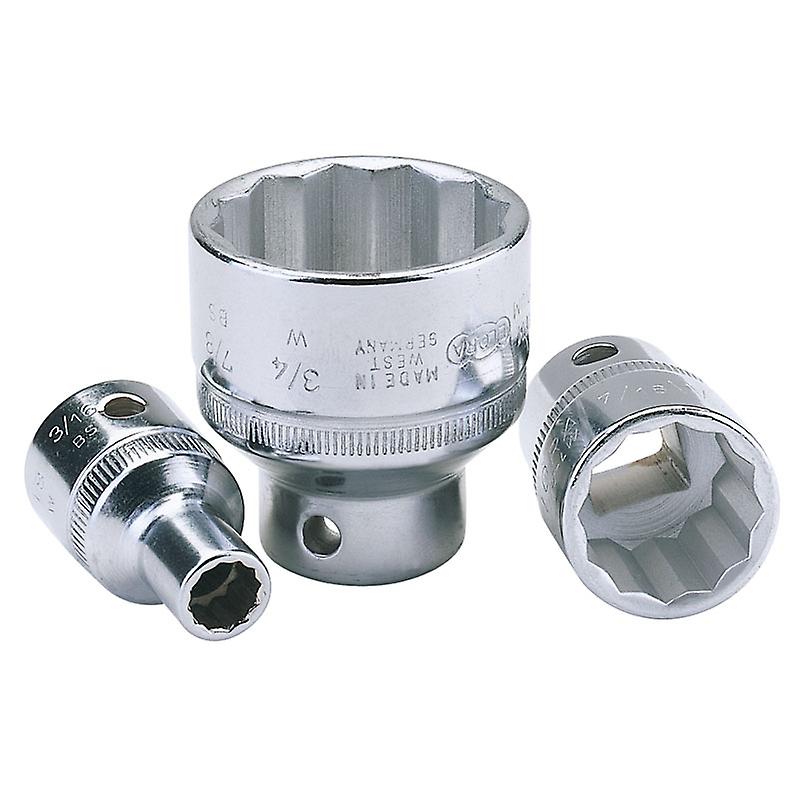 Draper 24799 1/8Bsw 1/2 Square Drive Elora Bi-Hexagon Socket