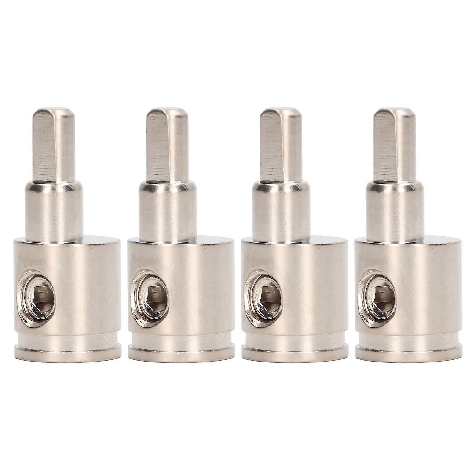 Amp Input Reducer 0GA til 4GA Messing Slitesterk Power Ground Input Reducer Adapter for bil 