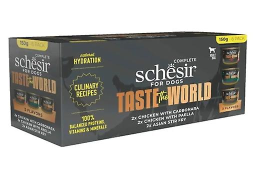 Schesir Multipack de nourriture humide Taste of the World pour chiens