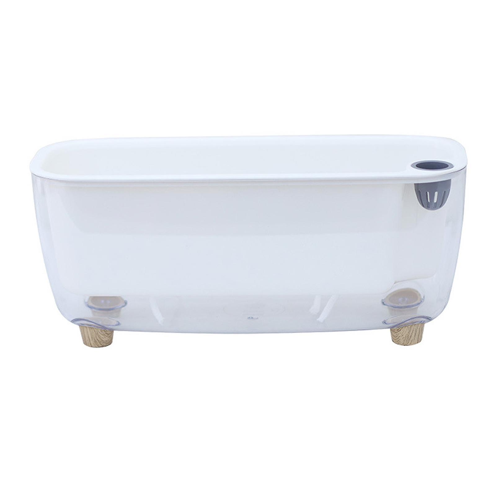 Självvattnande Blomma Planter Klar Växtkruka för Utomhus Inomhus Skrivbord Balkong