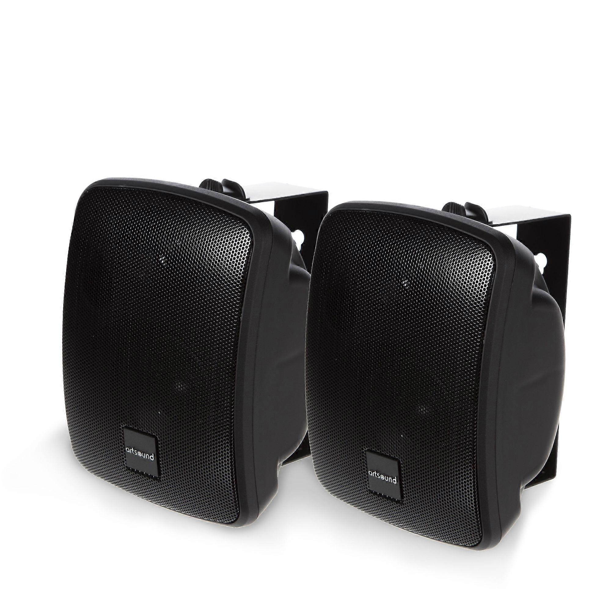 Artsound ASW45.2, Set mit 2 wasserdichten Lautsprechern, 2-Wege-Hifi-Lautsprecher,