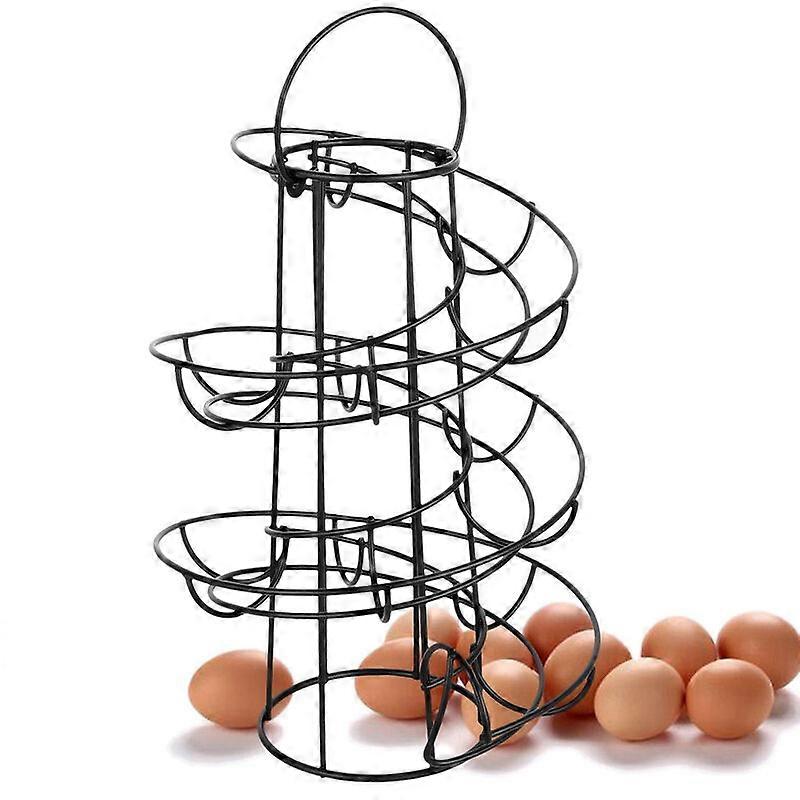 Kitchen Creative Convenient Egg Rack Spiral Egg Basket