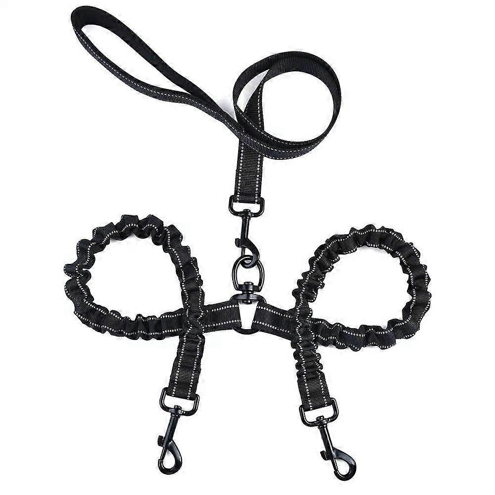 Laisse Double pour 2 Chiens ,Laisse Chien,Laisse Double Chien 360 sans Enchevtrement, Laisse Dtachable Multifonctionnelle ,Matire lastique Absorption