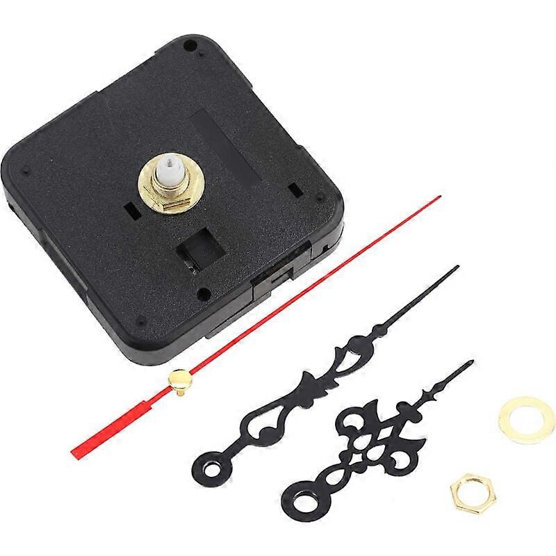 Black DIY Mechanism Quartz Clock Movement Parts Replacement Repair Tool Kit