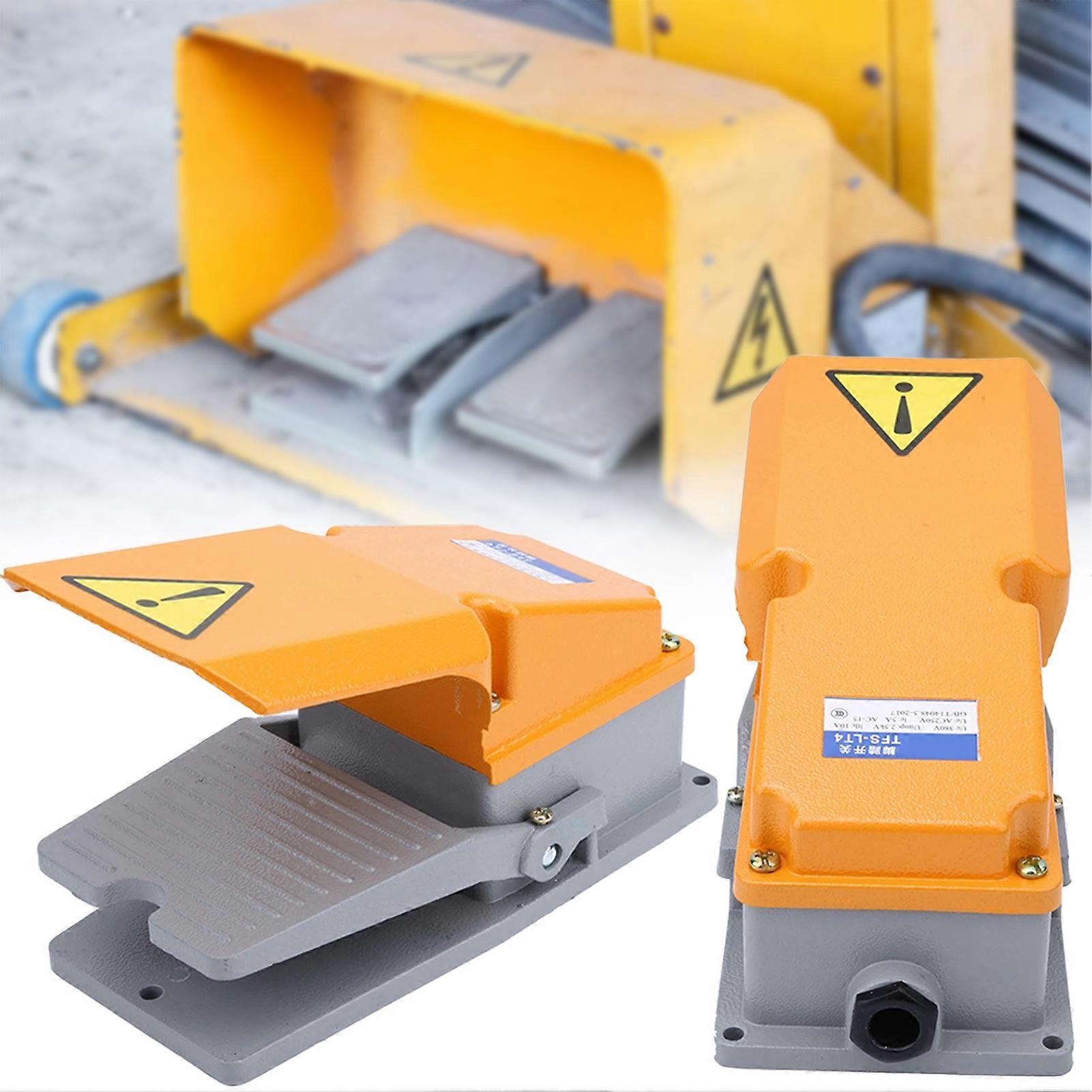 Iron Case Treadle SwitchSwitch Non-slip Jog Pedal Power Controller for Industrial