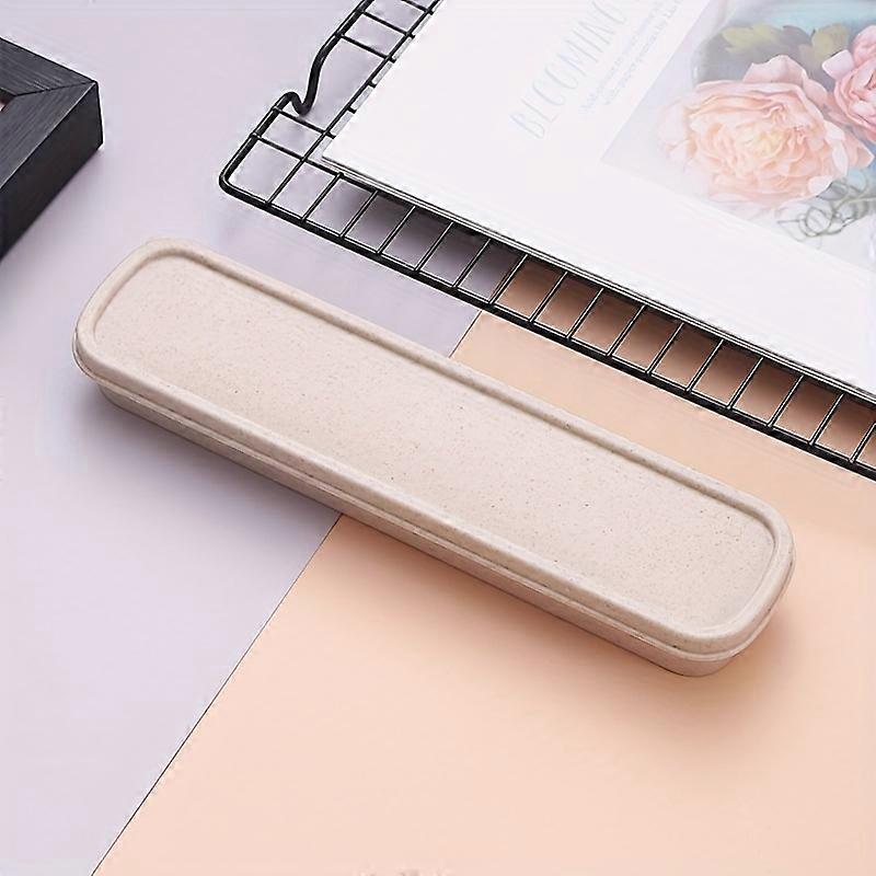 Flatware Organizers, Thickened Tableware Storage Box With Lid, Portable Flip Cover Storage Stationery Box, For Office, School And Travel, Kitchen Orga