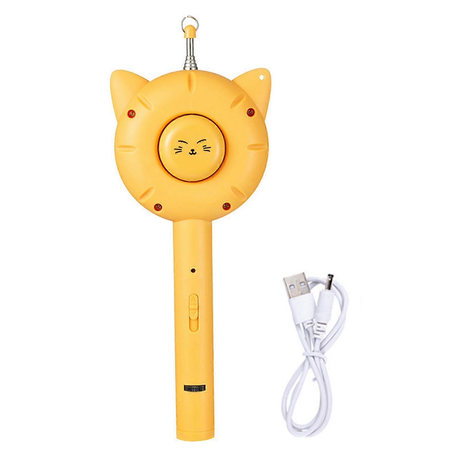 Interactive Cat Toy with Retractable Teaser Wand USB Charging Multifunctional Massage Easy-to-clean Funny Cat Stick