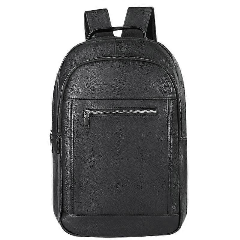 Men's Backpack Large Capacity Genuine Leather Computer Bag Backpack Travel Bag Top Layer Cowhide Backpack
