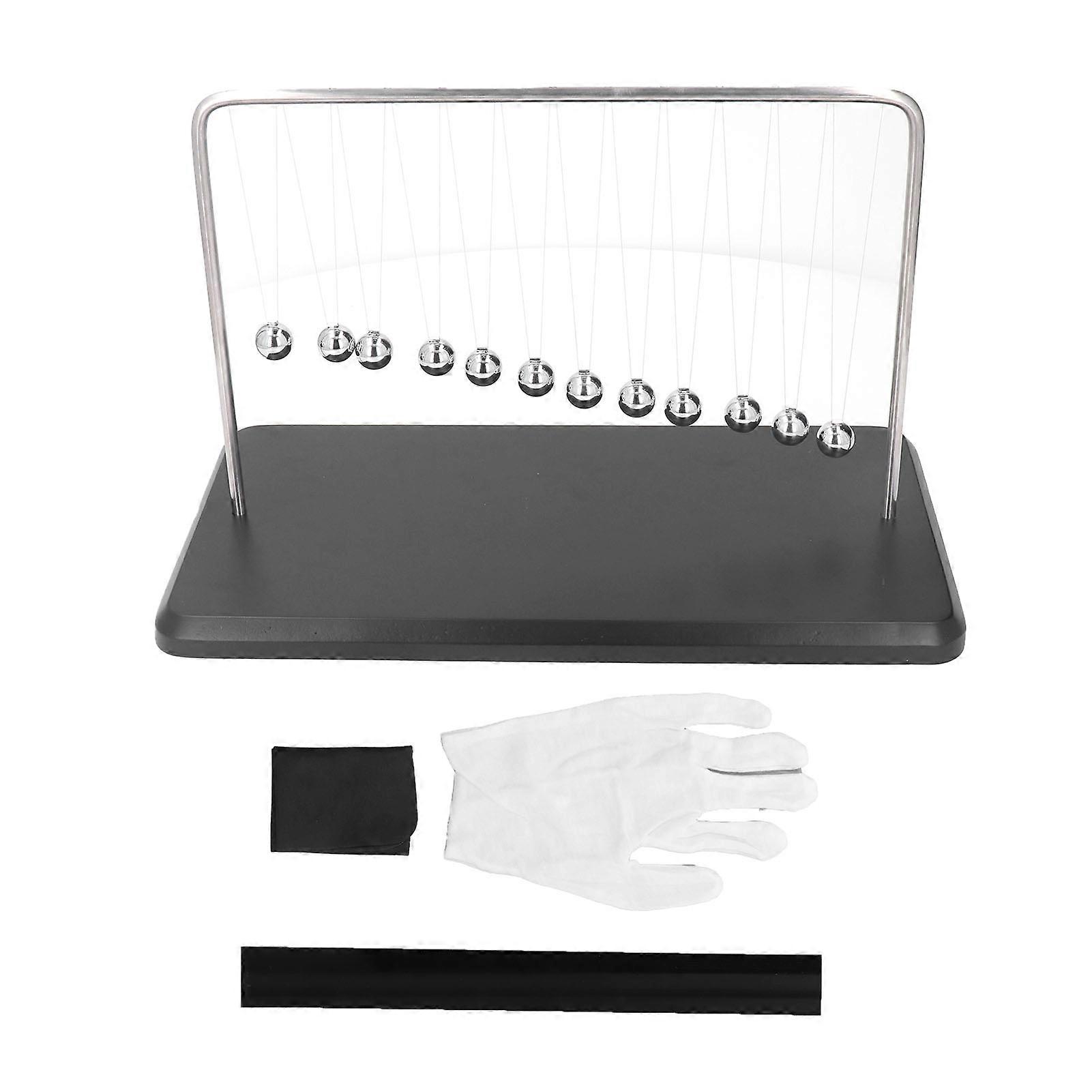 Newton Cradle Balance Balls 12pcs Balls Reduce Anxiety Physics Science Balance Balls Craft For Desktop