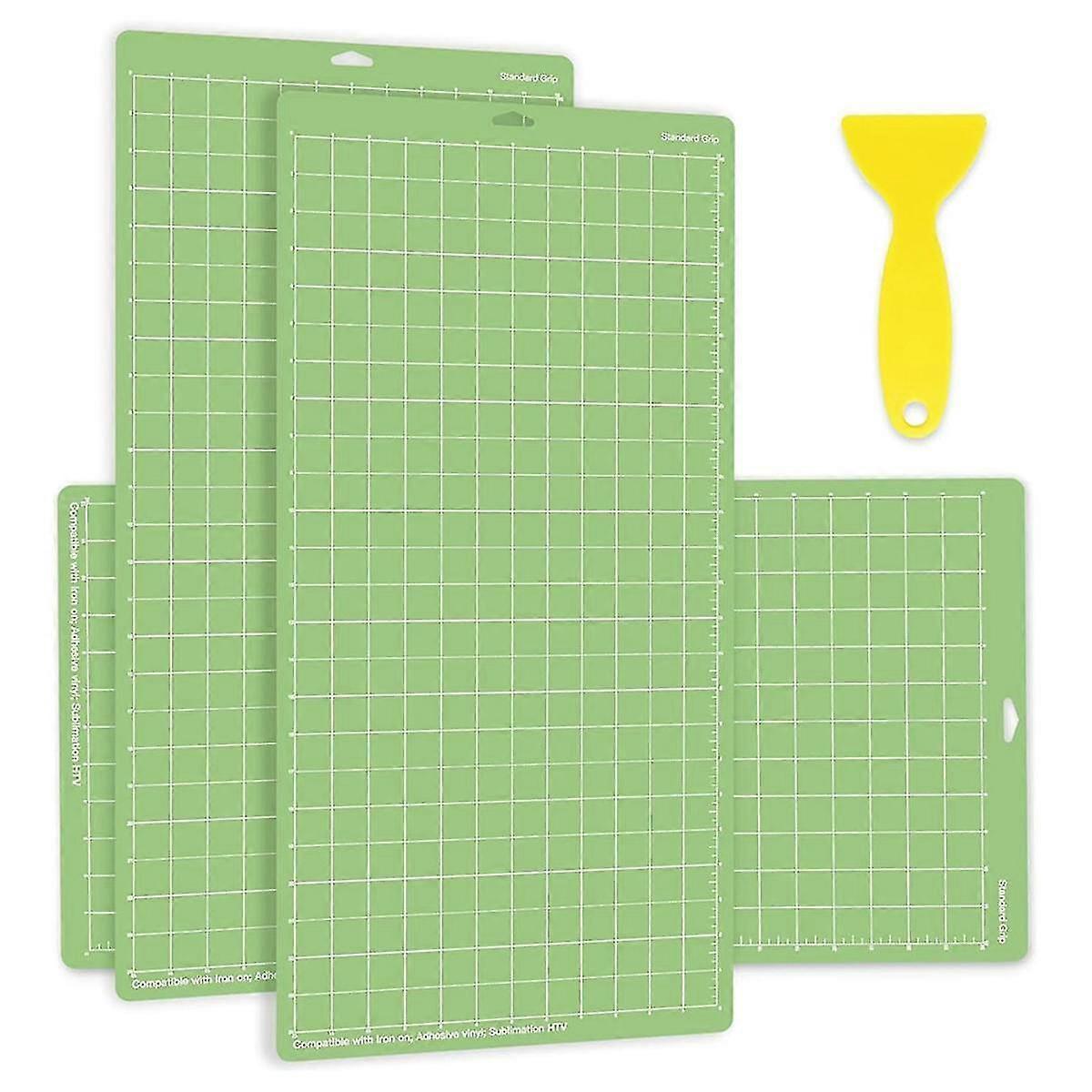 3 حزمة قطع الحصير - 12x24 بوصة الأخضر القياسية قبضة قطع الحصير الملحقات، الأخضر