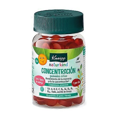 Kneipp Gummies Children Concentration 30 Jelly beans (Orange)