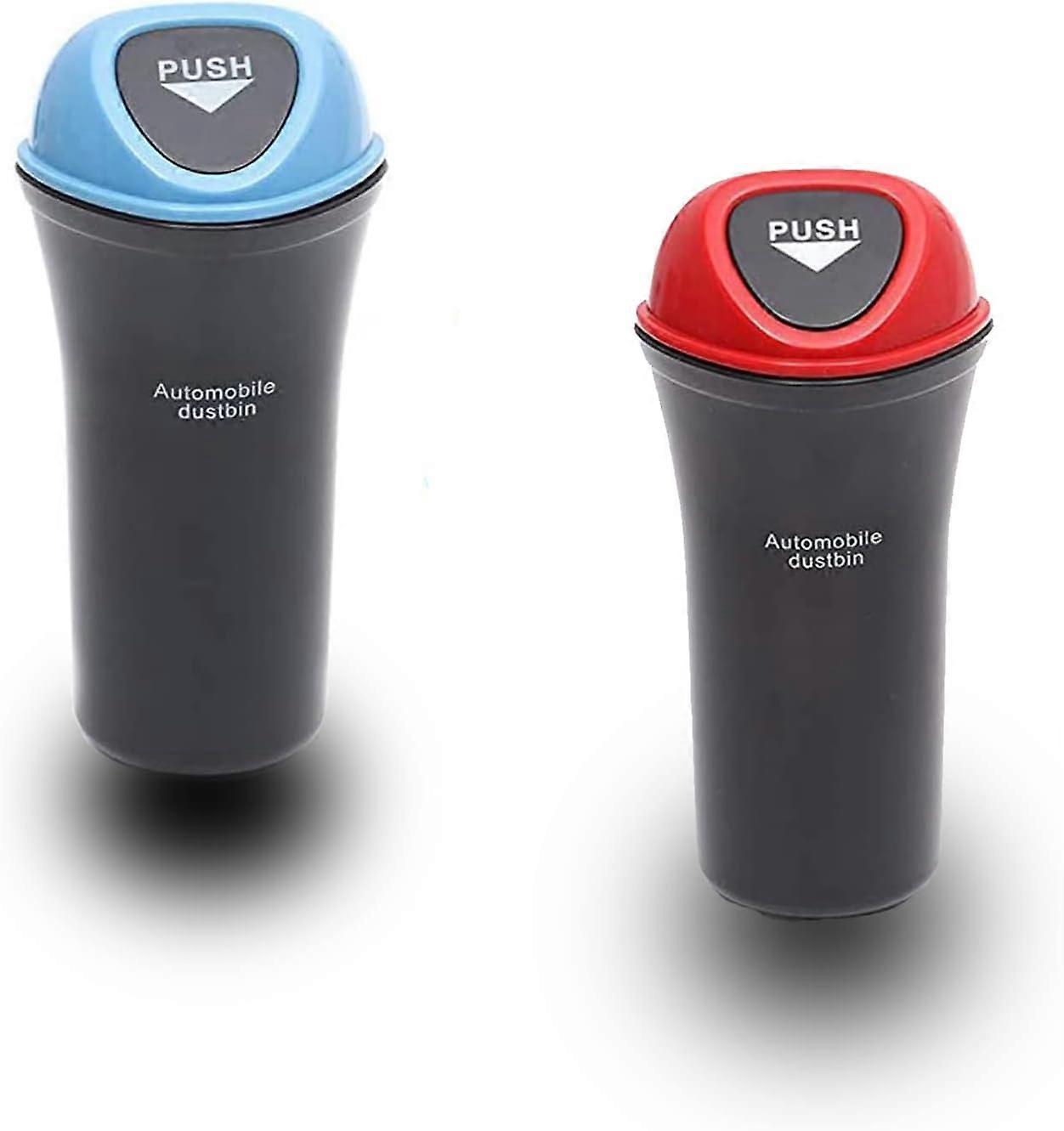 Tragbarer Auto-Mülleimer 2 Stück Auslaufsichere Fahrzeug Mülleimer Mülleimer.