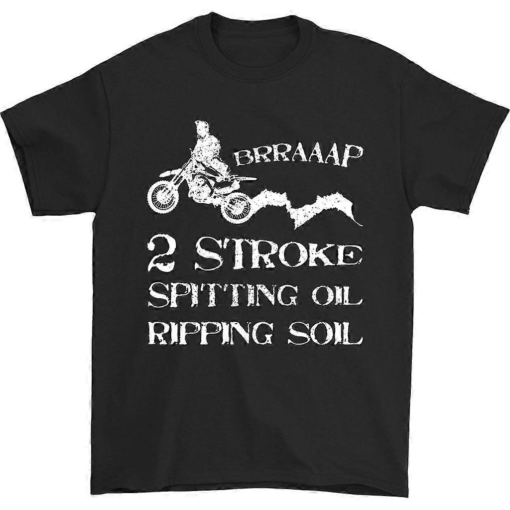 Tričko s 2 Stroke Spitting Oil Ripping Soil