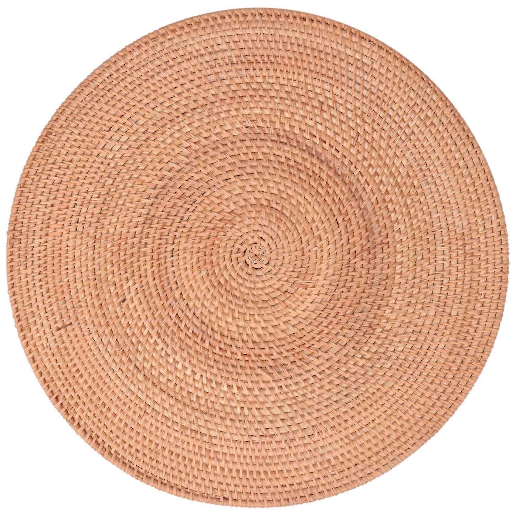 Rattan Woven Placemats,Table Mats,Non Slip Heat Resistant Place Mat,Wicker Placemat,Trivets for Hot